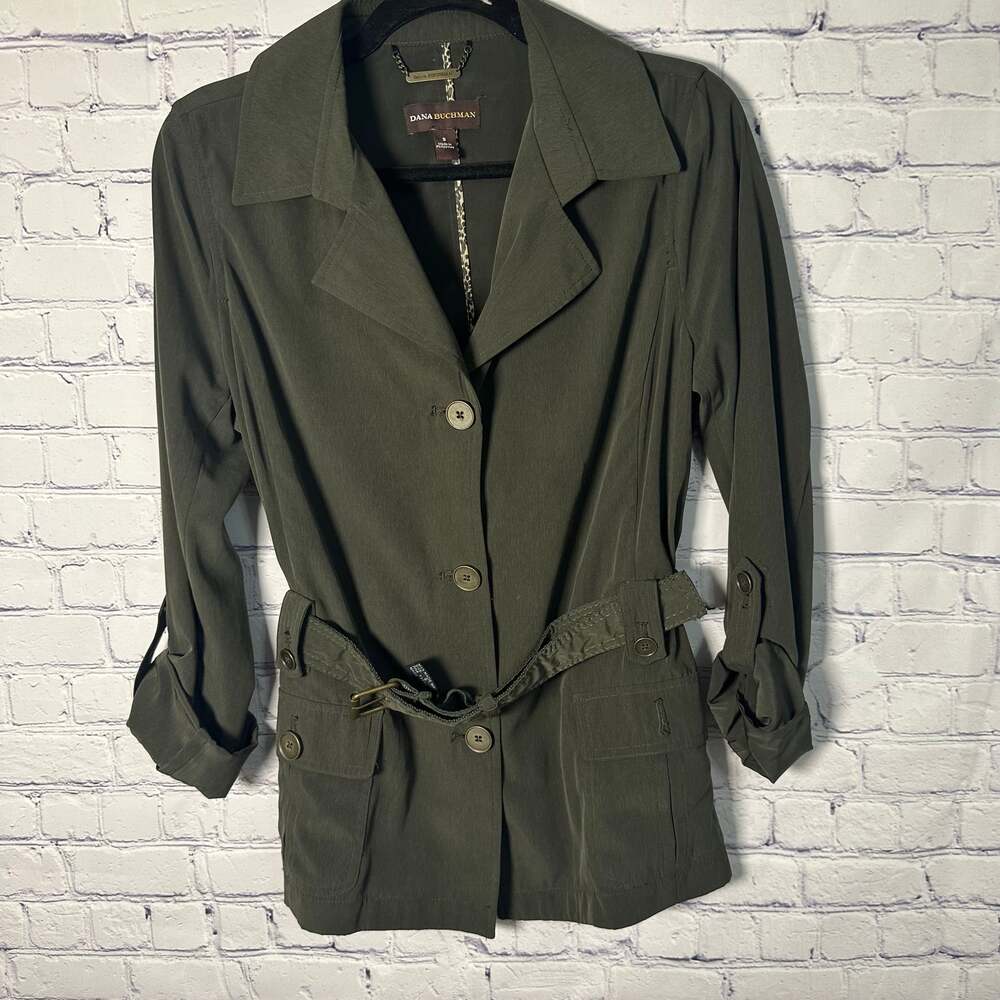 Dana Buchman Olive Green Jacket
